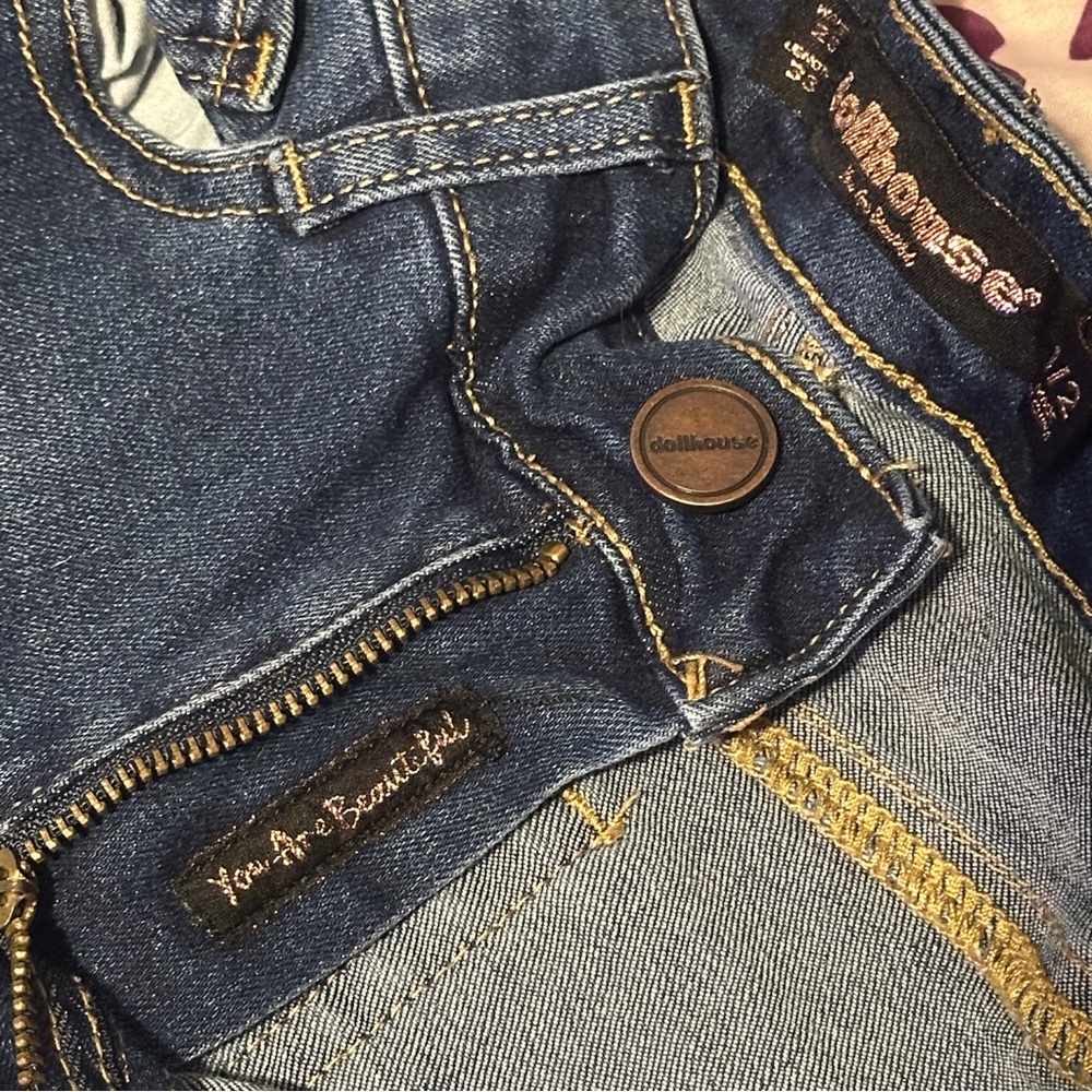 Dollhouse Flared Bootcut Denim Jeans - Blue/Navy